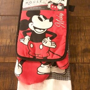 DISNEY Mickey Mouse 3pc kitchen set